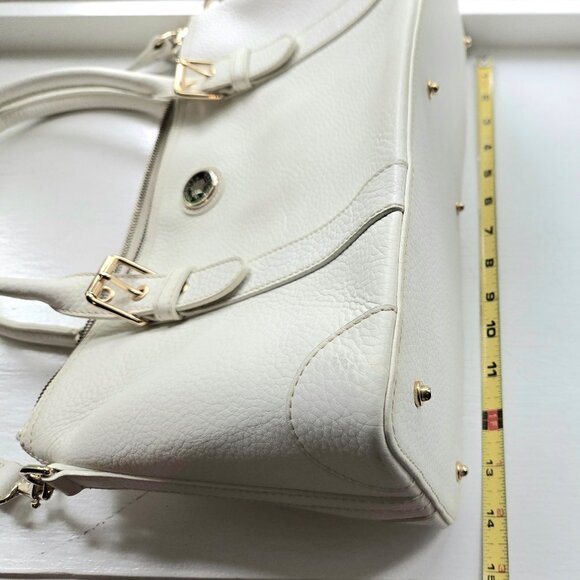 Large Zipped Satchel White Dooney & Bourke - Picture 1 of 12